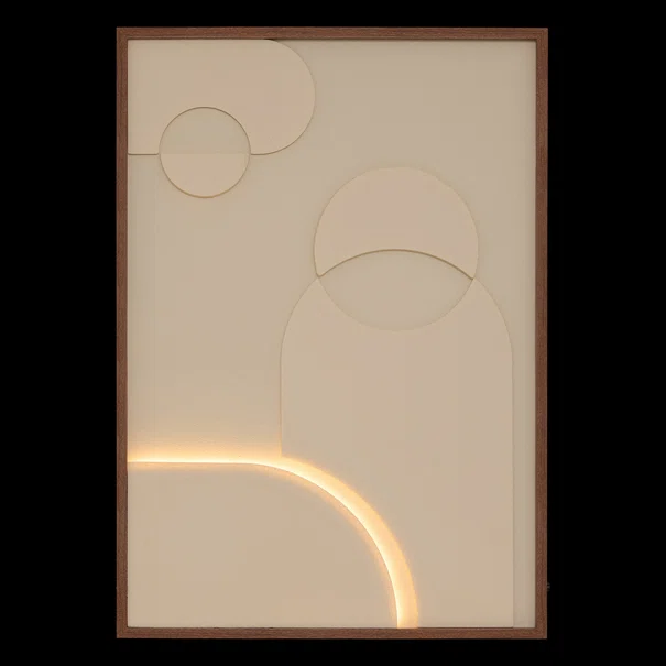 Πίνακας Με Κορνίζα & LED (50x70) A-S Melio 219691