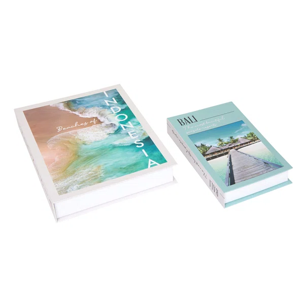Διακοσμητικά Βιβλία/Κουτιά (Σετ 2τμχ) A-S The Palm Resort 215259C