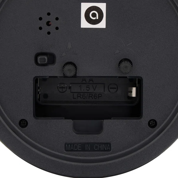 Ρολόι Επιτραπέζιο (Φ14x17.3) - Ξυπνητήρι A-S Dany 218514 Black