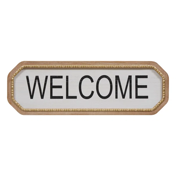 Διακοσμητική Πινακίδα (78x26) A-S Welcome 223875