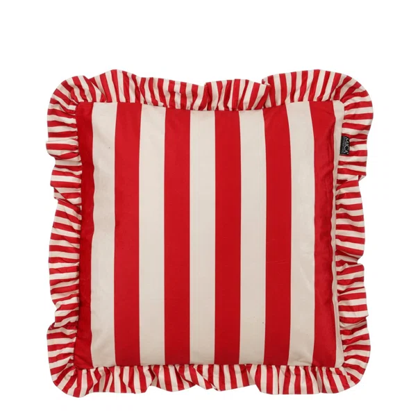 Διακοσμητικό Μαξιλάρι (50x50) Edelman Stripes Red 1196824