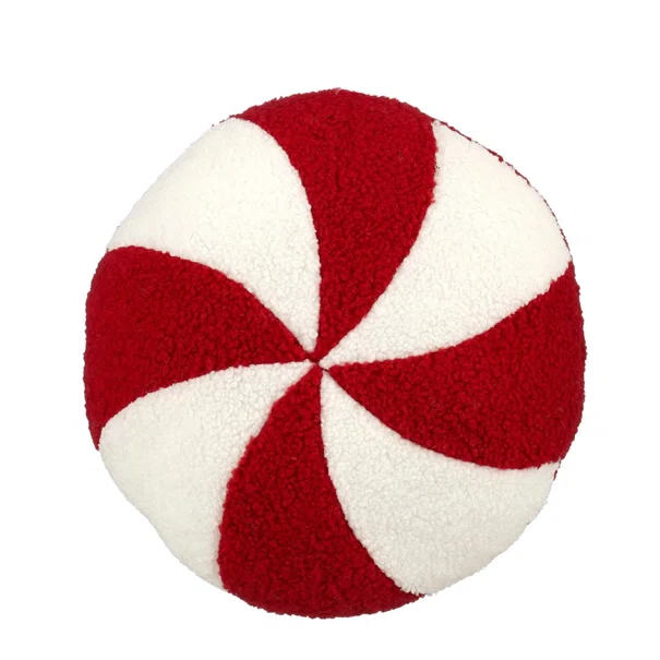 Χριστουγεννιάτικο Μαξιλάρι Fleece (Φ30) Edelman Candy Cane Red 1207364