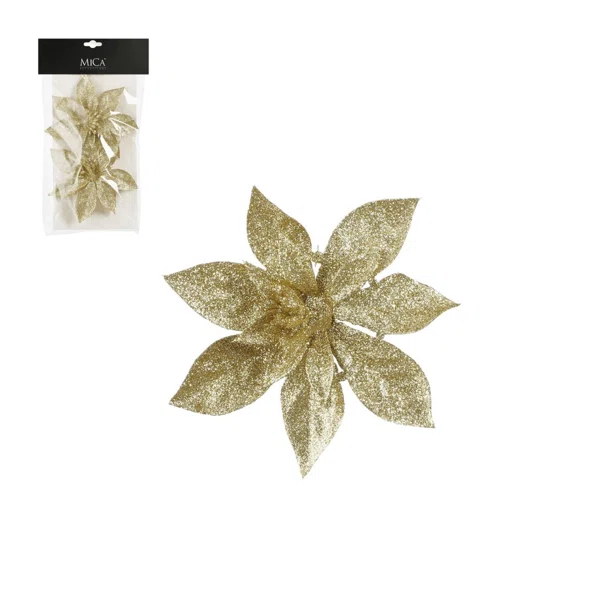 Στολίδια Χριστουγεννιάτικα (Σετ 2τμχ) Edelman Gold 1181661