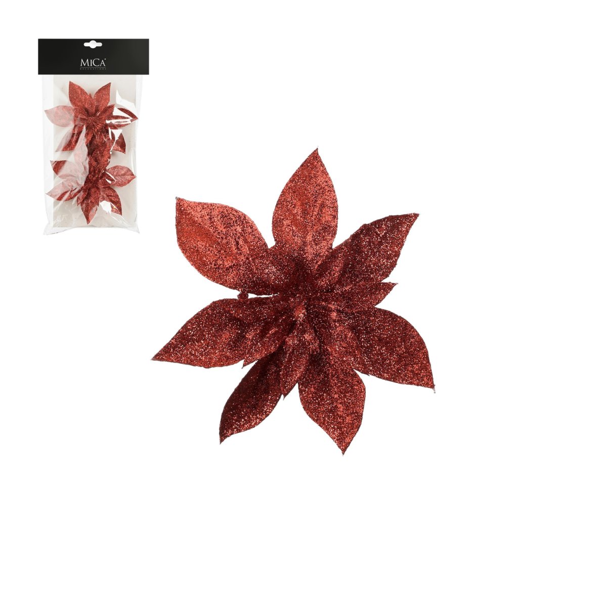 Στολίδια Χριστουγεννιάτικα (Σετ 2τμχ) Edelman Red 1181663