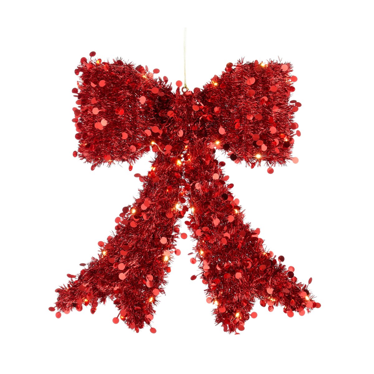Χριστουγεννιάτικος Φιόγκος Με Led (44.5x42) Edelman Red 1199443