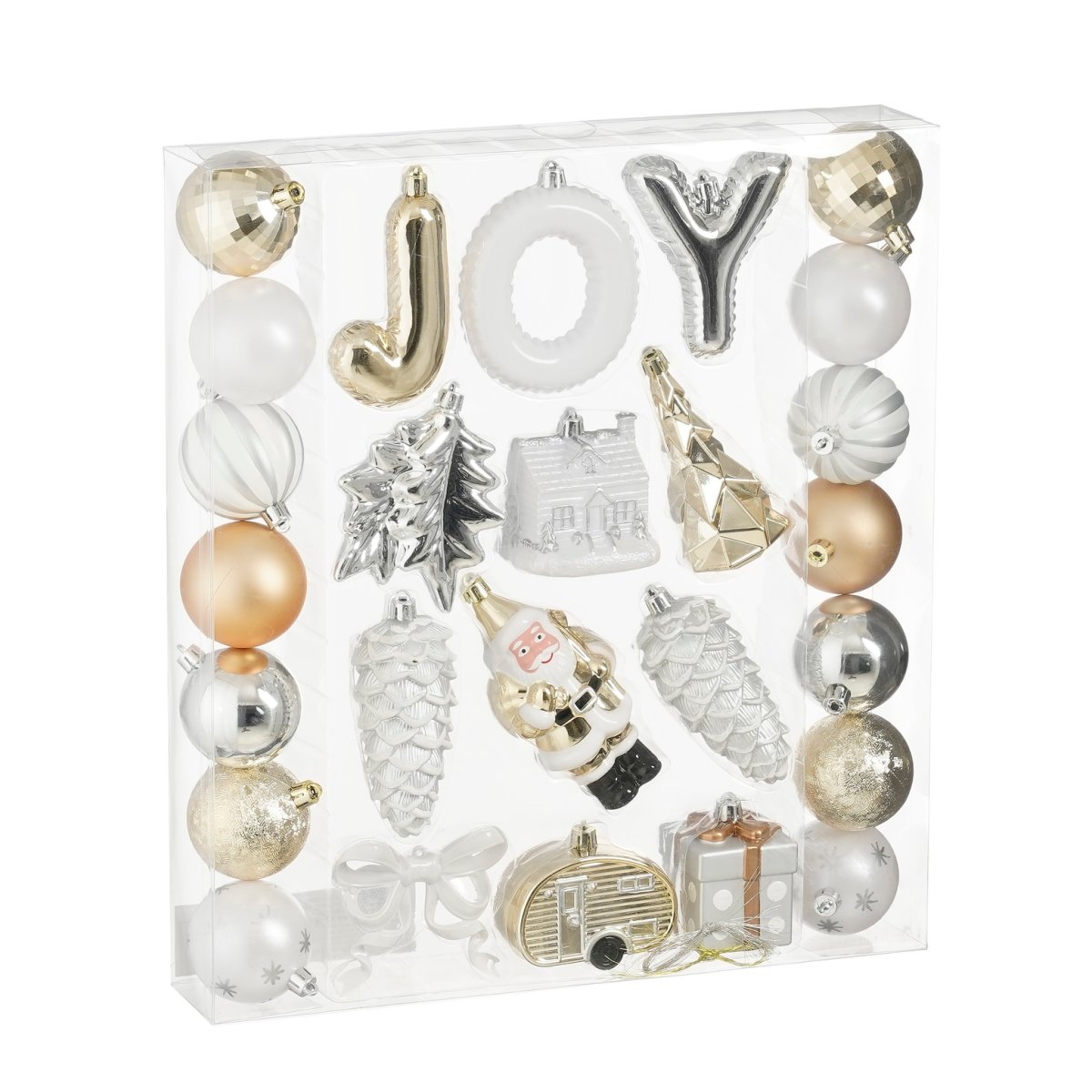 Χριστουγεννιάτικα Στολίδια (Σετ 26τμχ) Edelman Joy Gold-Silver 1197860