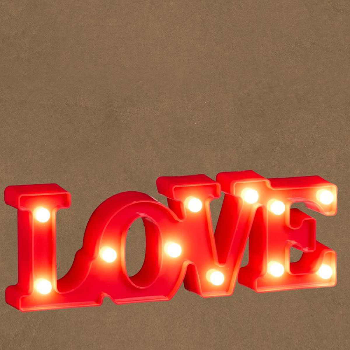 Διακοσμητικό Φωτιστικό LED Με Μπαταρία Edelman Love D.Red 1206537
