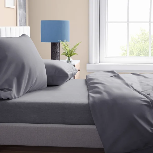Πάπλωμα Υπέρδιπλο (220x240) Dimcol Solid Dark Grey 495