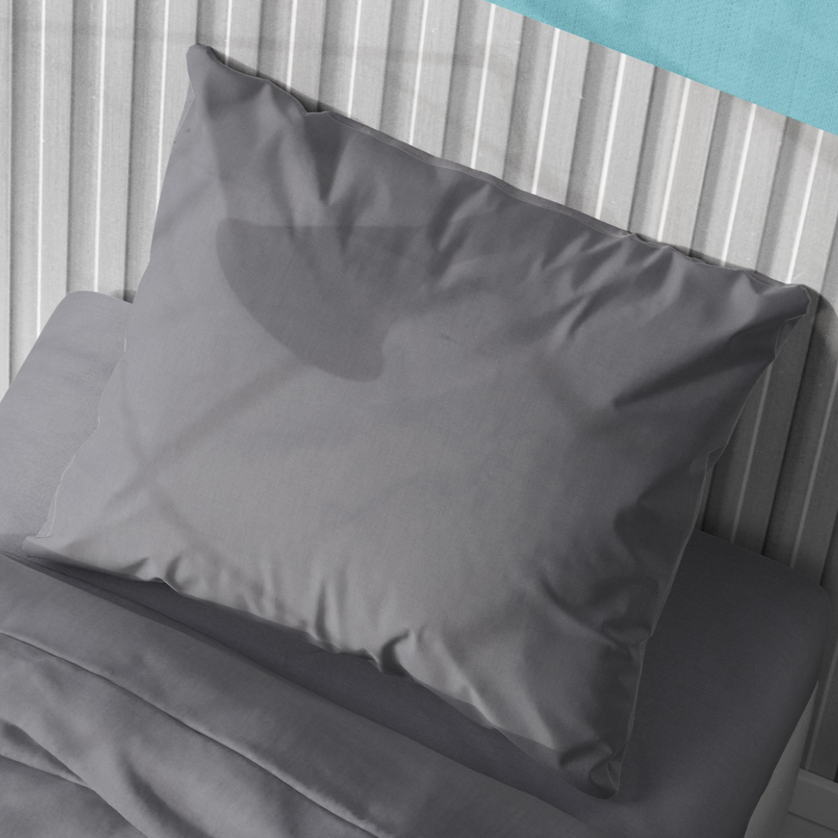 Σεντόνια Μονά (Σετ 3Τμχ) Dimcol Solid Dark Grey 495 Λευκά Είδη Κρεβατοκάμαρας Σετ Spitishop