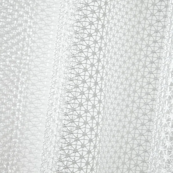 Κουρτίνα (140x240) Με Τρούκς S-F Korba Blanc CE461001