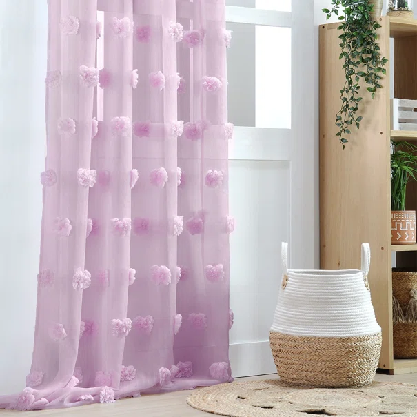 Κουρτίνα (135x260) Με Τρούκς S-F Pompinou Lilas R6B212005VL