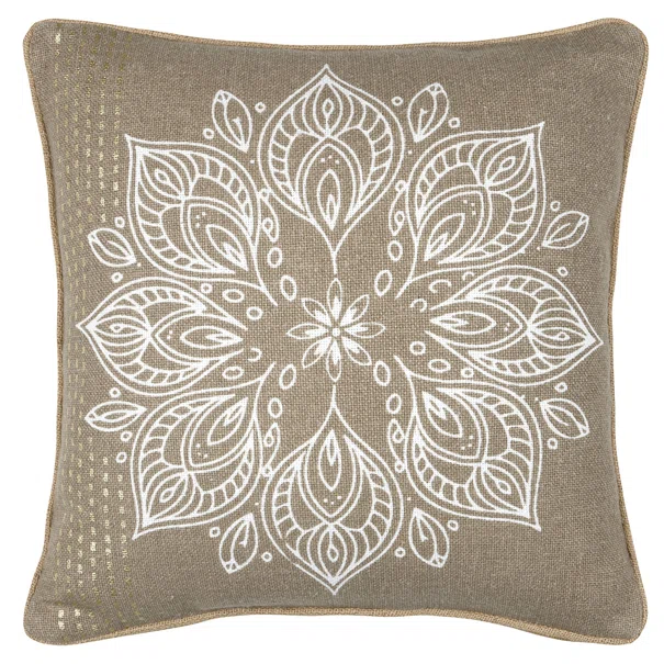 Διακοσμητικό Μαξιλάρι 2 Όψεων (45x45) S-F Zen Taupe CE477005