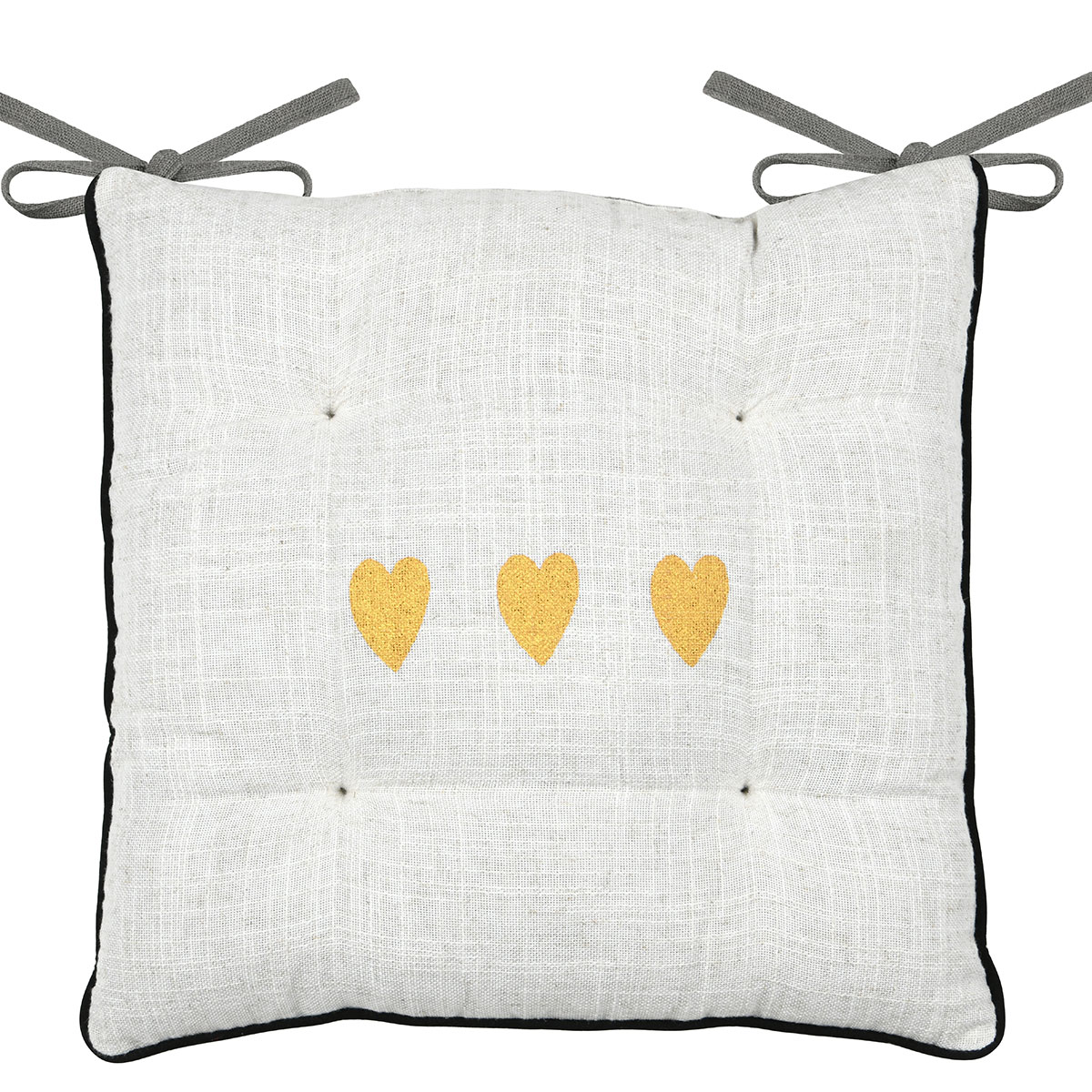 Μαξιλάρι Καρέκλας 2 Όψεων (38x38) S-F Teenlove Gris CE447011