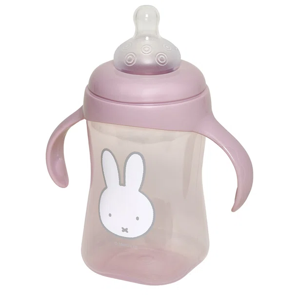 Πλαστικό Μπιμπερό 300ml Με Θηλή Σιλικόνης 4+Μ Miffy Koko Pink 69-24689