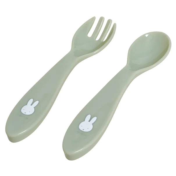 Κουτάλι + Πιρούνι (Σετ) Miffy Koko Green 69-24716