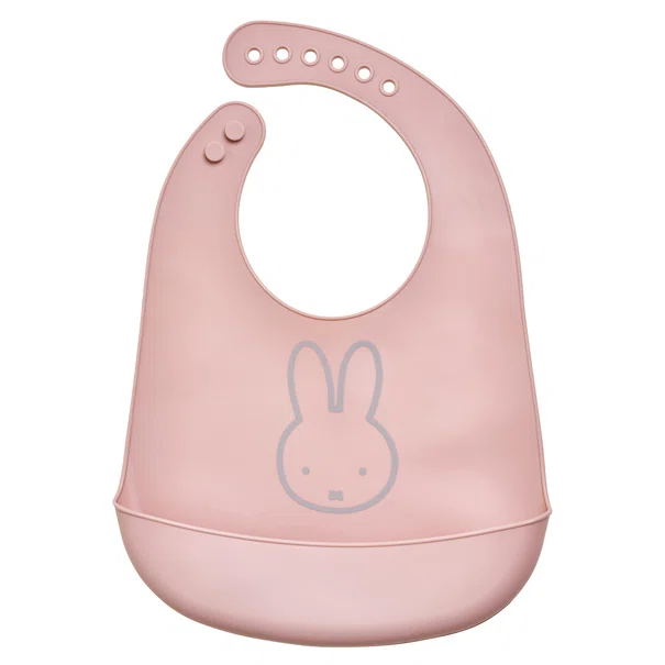 Σαλιάρα Σιλικόνης 4+ Μηνών Miffy Koko Pink 69-24737