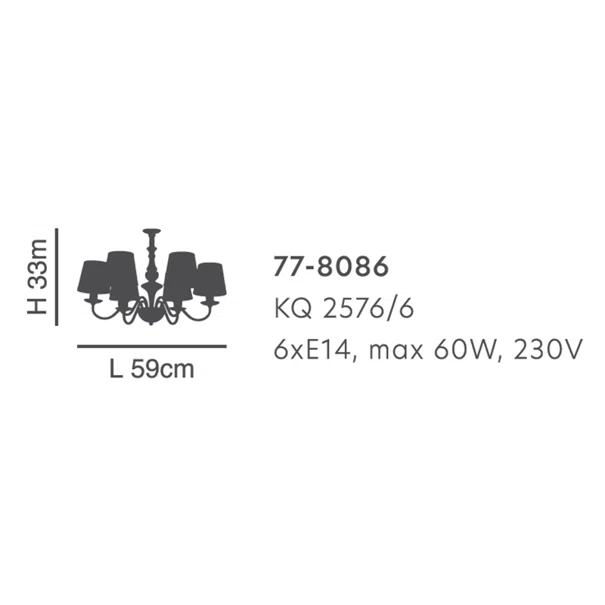 Φωτιστικό Οροφής Πολύφωτο Homelighting Belo 77-8086 White