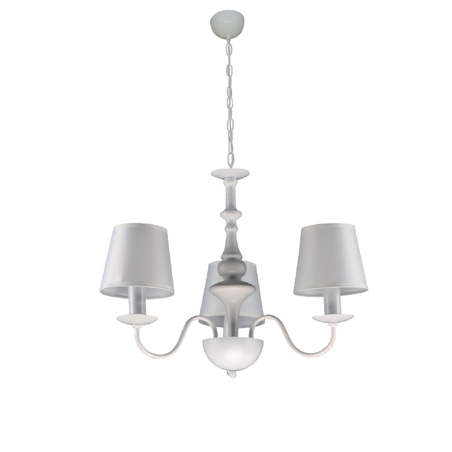 Φωτιστικό Οροφής Τρίφωτο Homelighting Belo 77-8085 White
