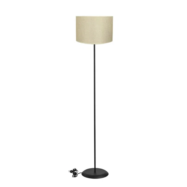 Φωτιστικό Δαπέδου Heronia HFLB-02 14-0416 Black/Beige