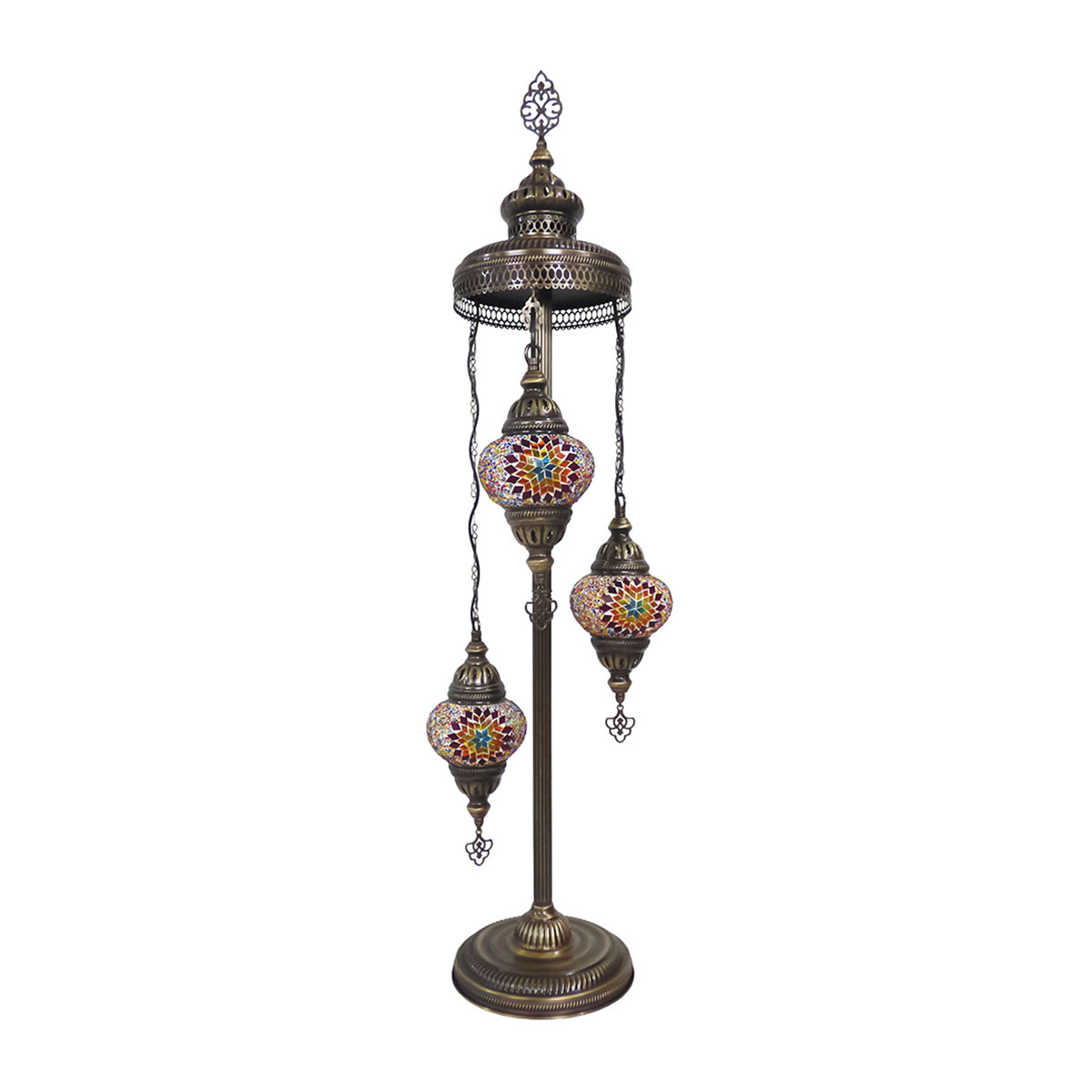 Φωτιστικό Δαπέδου Heronia Oriental 02-0493 Bronze Φωτιστικά Μεταλλικά Spitishop