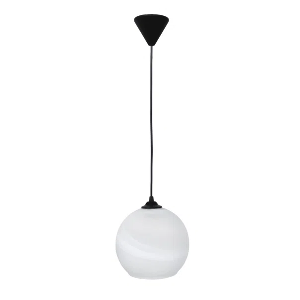 Φωτιστικό Οροφής Μονόφωτο Heronia GL-6040 02-0501 Black/White