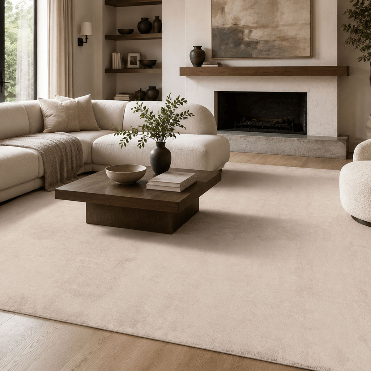 Μοκέτα (160x230) Pol Rugs & Mats Como Beige