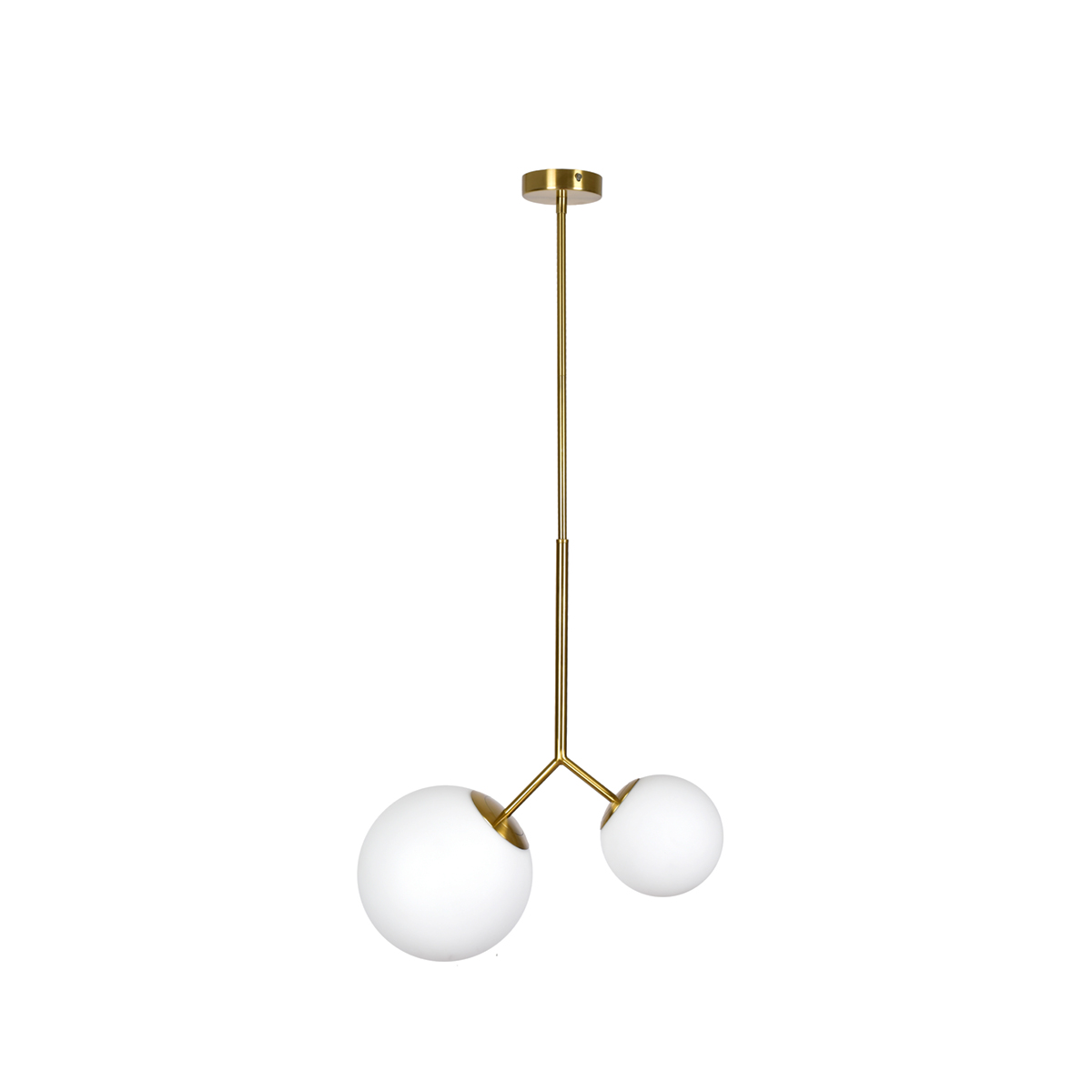 Φωτιστικό Οροφής Δίφωτο Homelighting Prato 77-4490 Gold