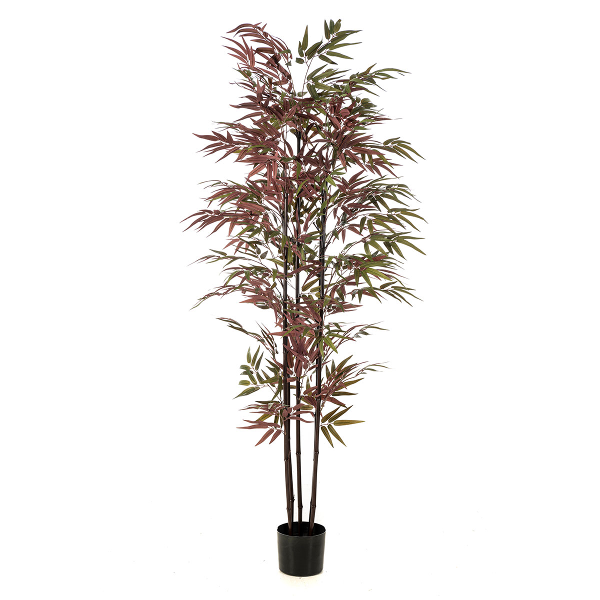 Τεχνητό Δέντρο Bamboo 180εκ. Emerald Green/Burgundy 435053