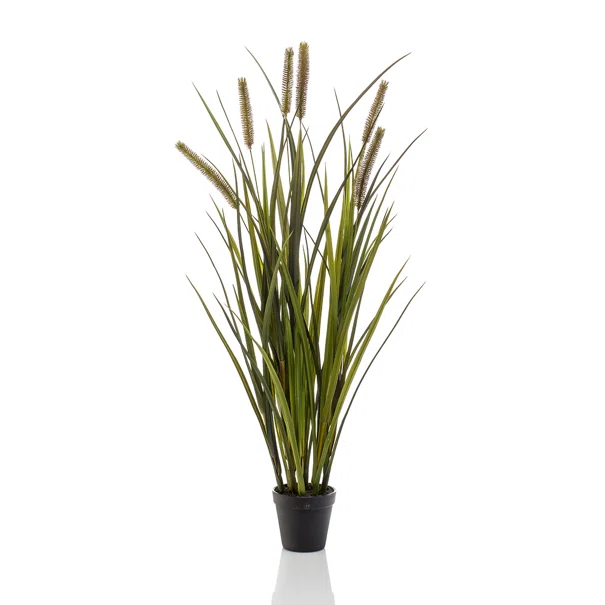 Τεχνητό Φυτό Σε Γλάστρα 85εκ. Emerald Grass Cattail 428312
