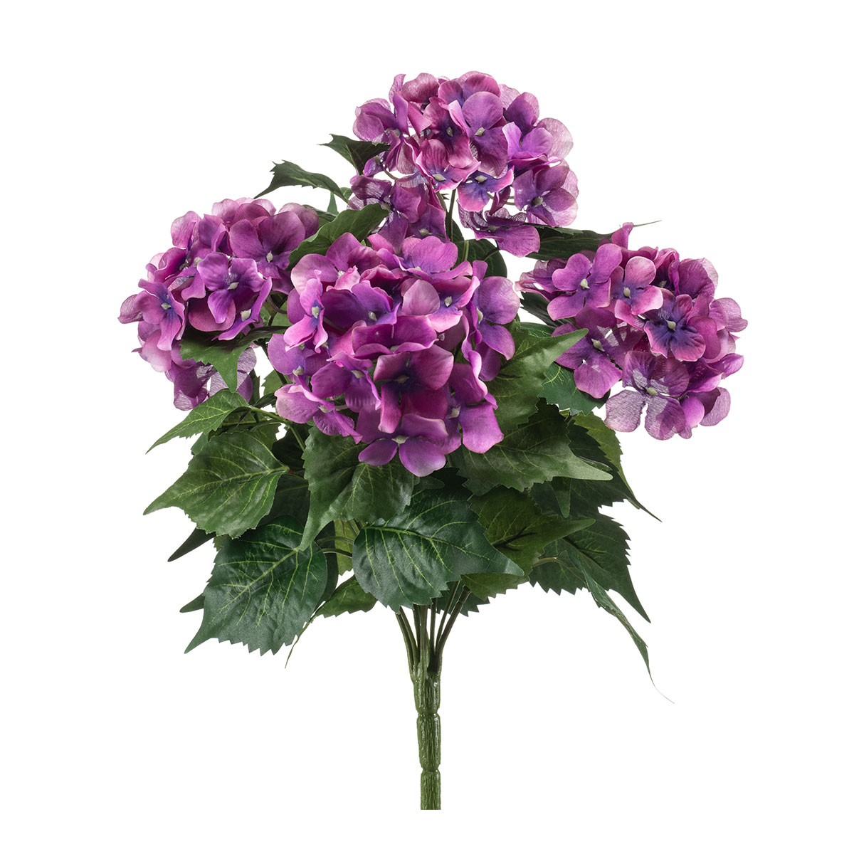 Τεχνητό Μπουκέτο Λουλουδιών 38εκ. Emerald Hydrangea Fuchsia 433178