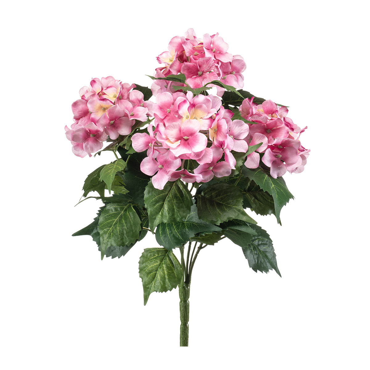 Τεχνητό Μπουκέτο Λουλουδιών 38εκ. Emerald Hydrangea Pink 433177