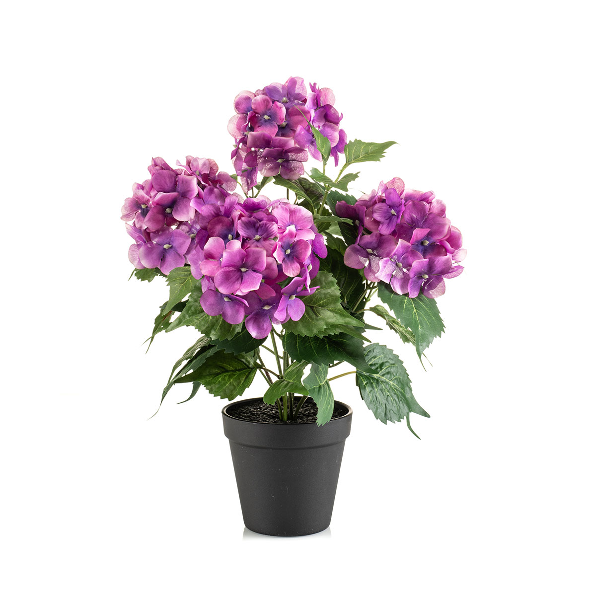 Τεχνητό Λουλούδι Σε Γλάστρα 40εκ. Emerald Hydrangea Fuchsia 433400