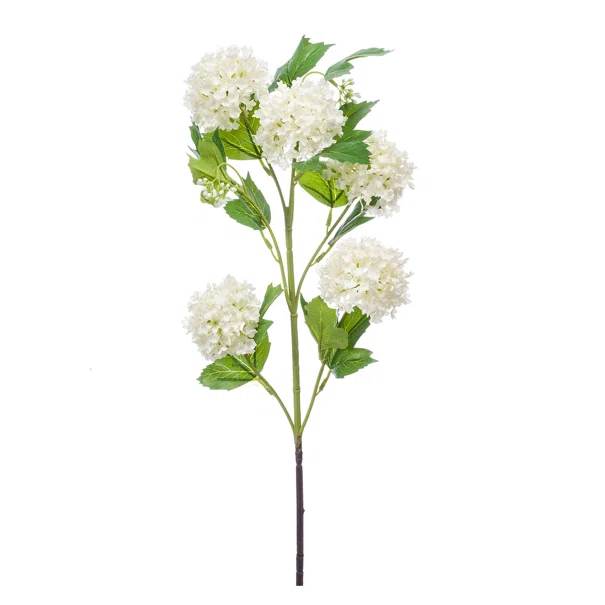 Τεχνητό Μπουκέτο Λουλουδιών 75εκ. Emerald Viburnum Cream 422121