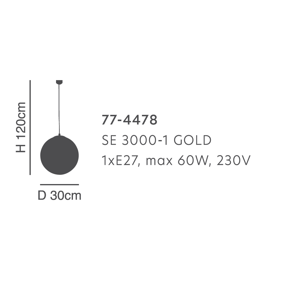 Φωτιστικό Οροφής Μονόφωτο Homelighting Globe 77-4478 Clear Φωτιστικά Κρεμαστά Spitishop