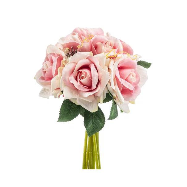 Τεχνητό Μπουκέτο Λουλουδιών 28εκ. Emerald Rose Pink 435312