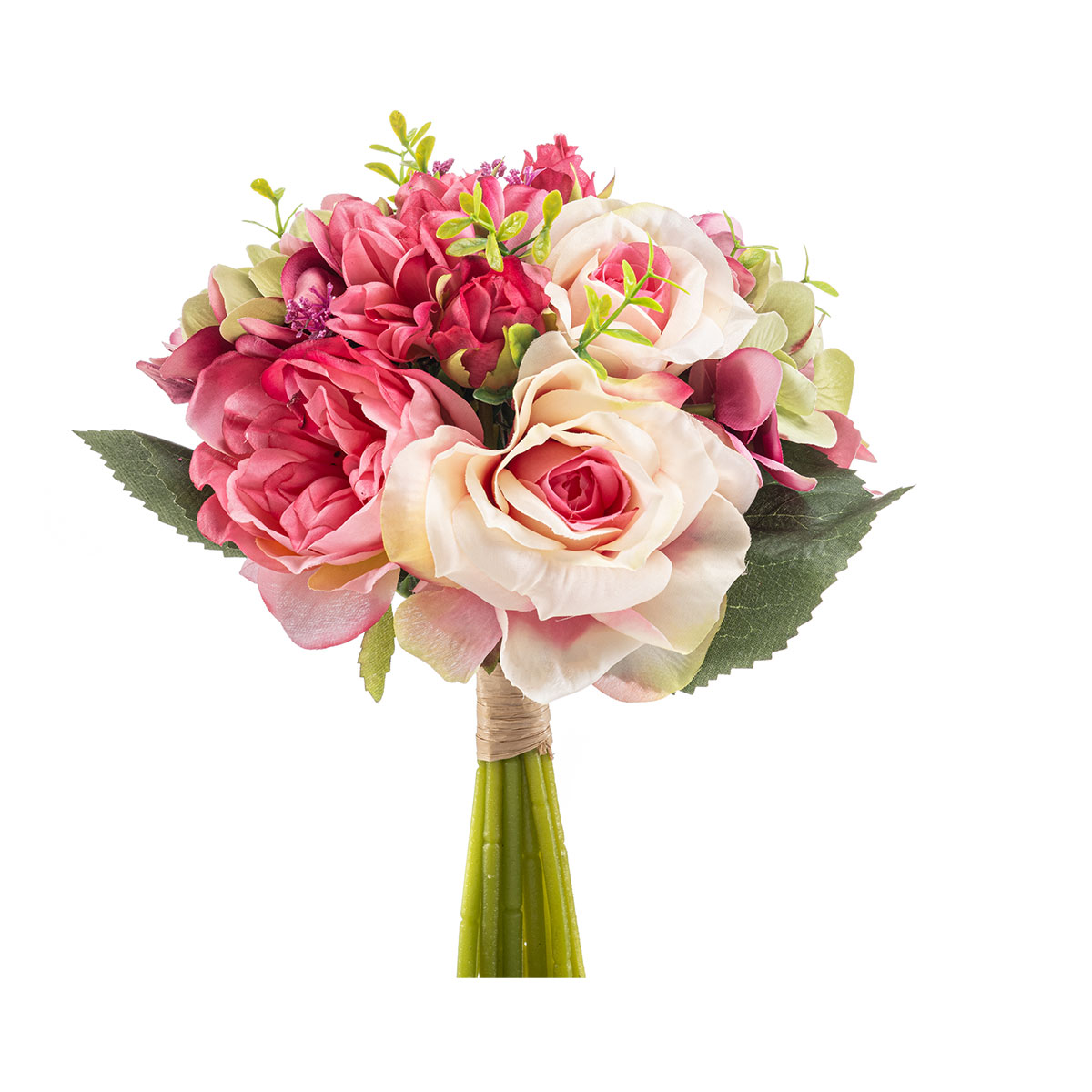 Τεχνητό Μπουκέτο Λουλουδιών 28εκ. Emerald Rose Pink 435305