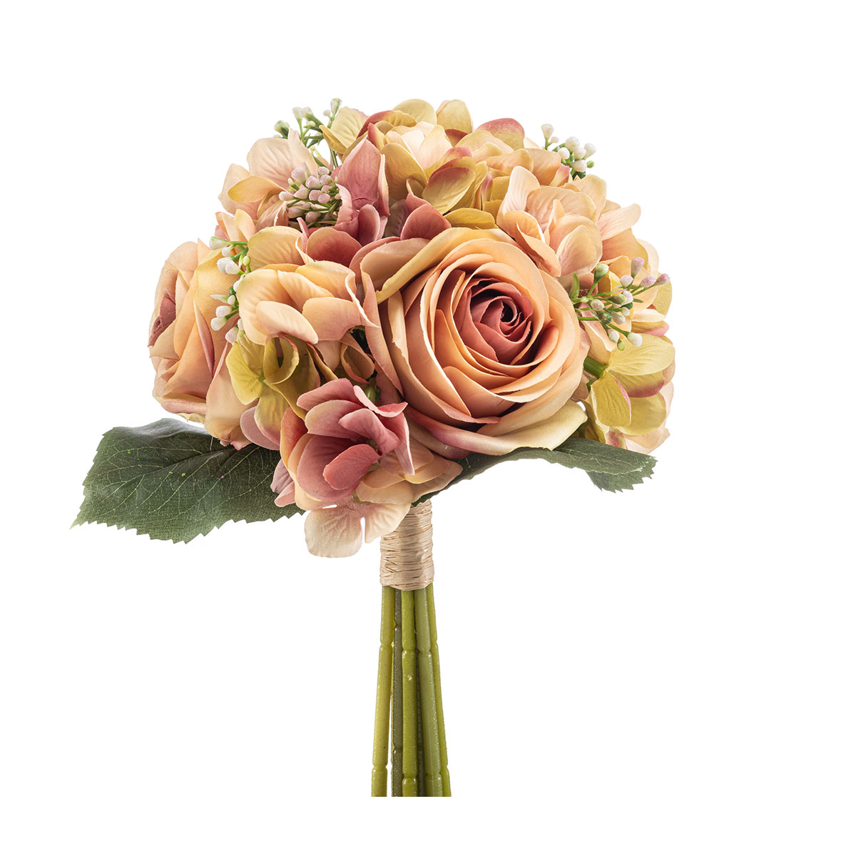 Τεχνητό Μπουκέτο Λουλουδιών 32εκ. Emerald Rose Mauve 435308
