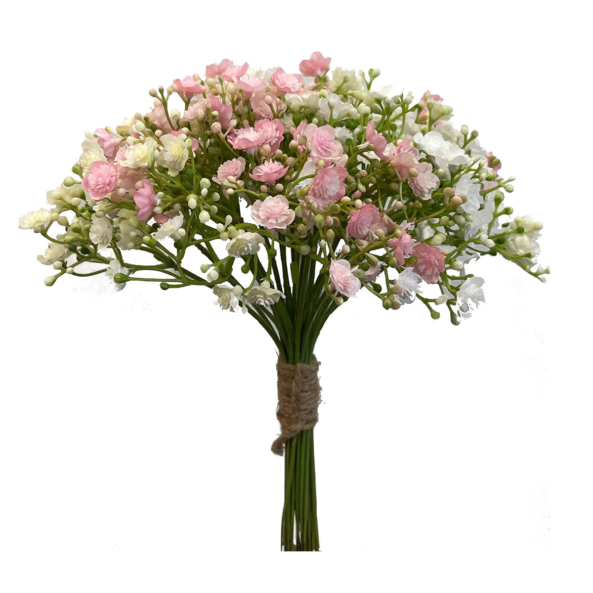 Τεχνητό Μπουκέτο Λουλουδιών 23εκ. Emerald Gypsophila White/Pink 430314