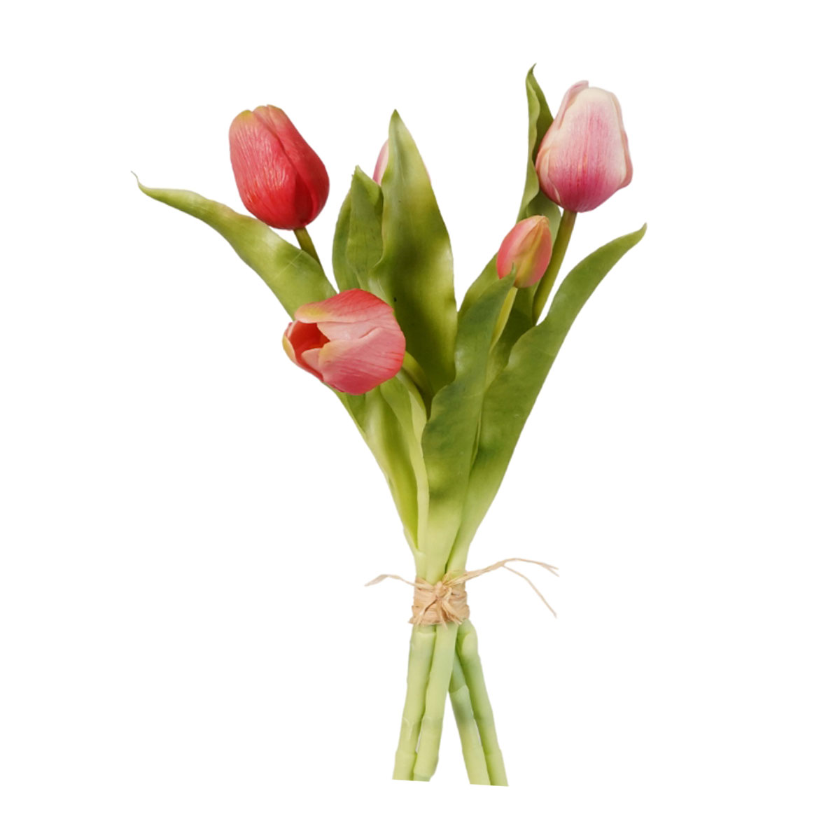 Τεχνητό Μπουκέτο Λουλουδιών 30εκ. Emerald Tulip Pink 436275