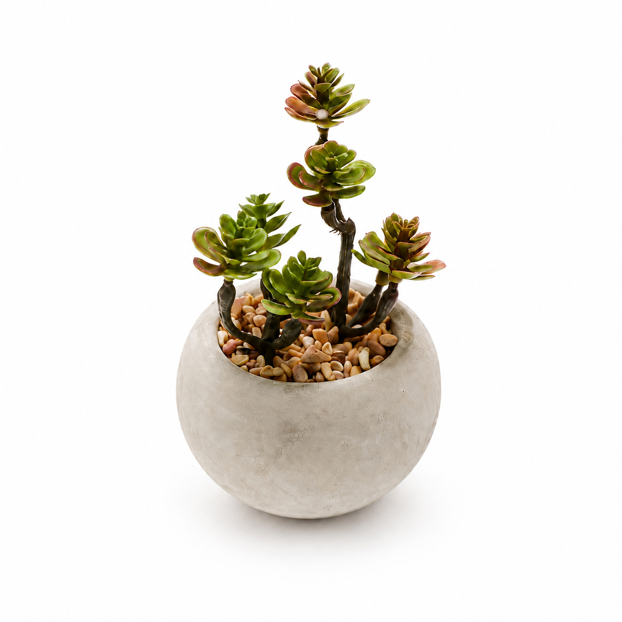Τεχνητό Φυτό Σε Γλάστρα (6.5εκ.) Emerald Succulent-4 420007