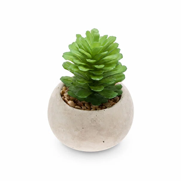 Τεχνητό Φυτό Σε Γλάστρα (6.5εκ.) Emerald Succulent-5 420007