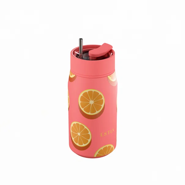 Ποτήρι Θερμός 360ml Estia Save The Aegean Lens Orange Pop 01-43056