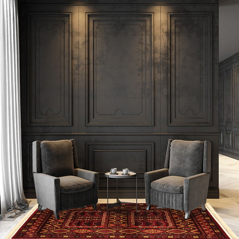 Χαλί (200X290) New Plan Persia 2273 Burgundy Χαλιά Σαλονιού Χειμερινά Boho Spitishop