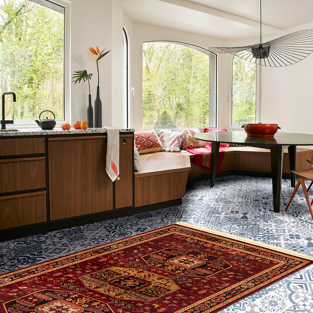 Χαλί (200X250) New Plan Persia 6057 Burgundy Χαλιά Σαλονιού Χειμερινά Boho Spitishop