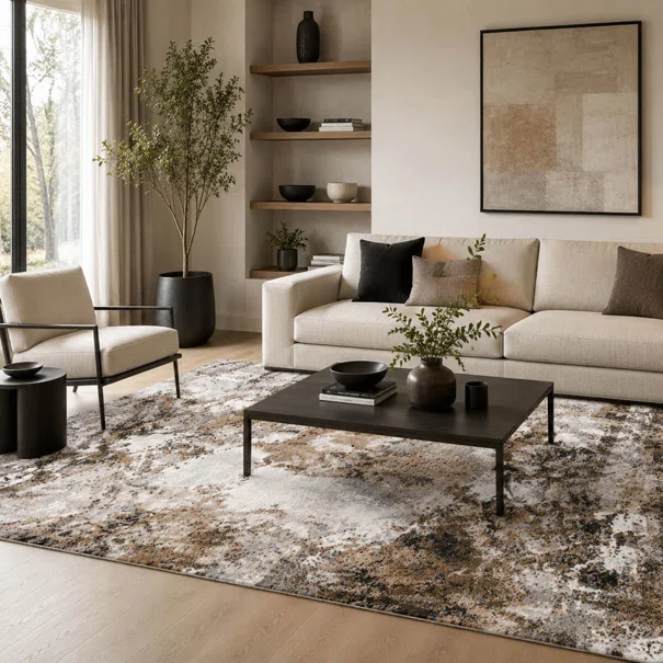 Χαλί (160x230) Polcarpet Estia 136 Brown/Grey