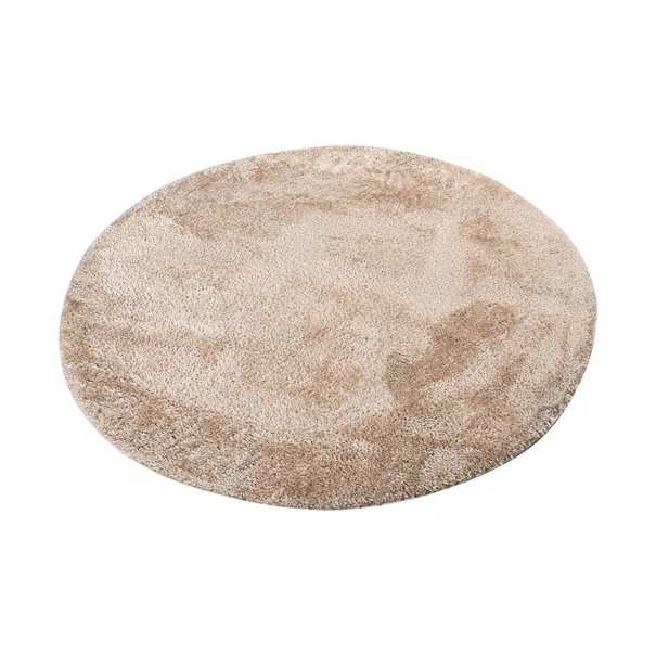 Στρογγυλό Χαλί (Φ160) Polcarpet Satin Shaggy Gold