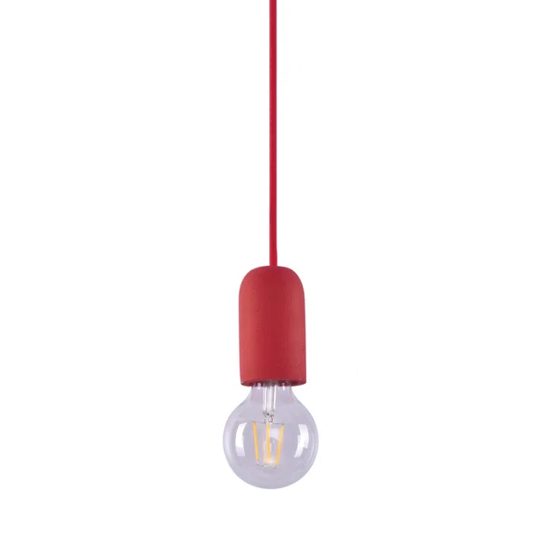 Φωτιστικό Οροφής Μονόφωτο Homelighting Iris 77-3577 Red