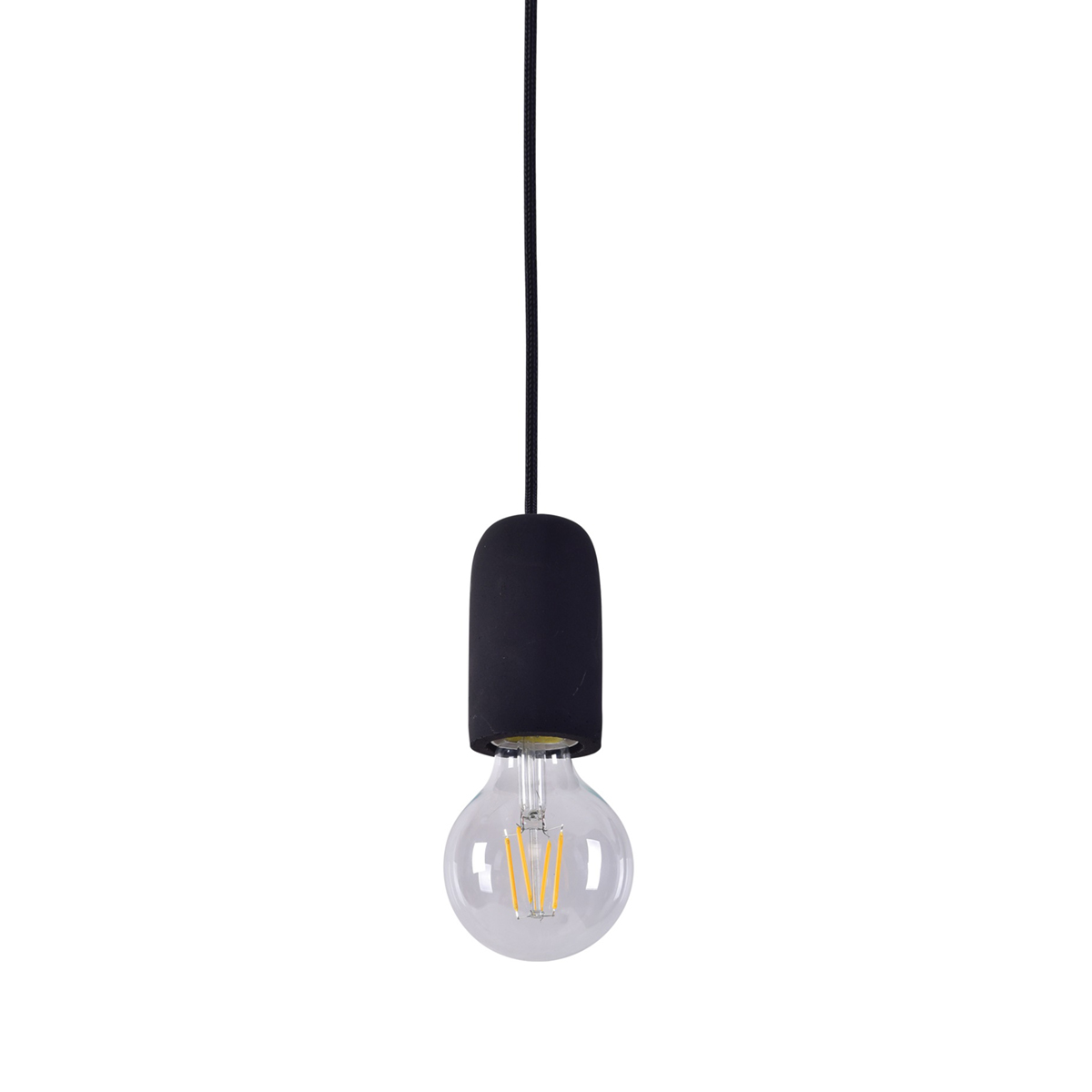 Φωτιστικό Οροφής Μονόφωτο Homelighting Iris 77-3573 Black