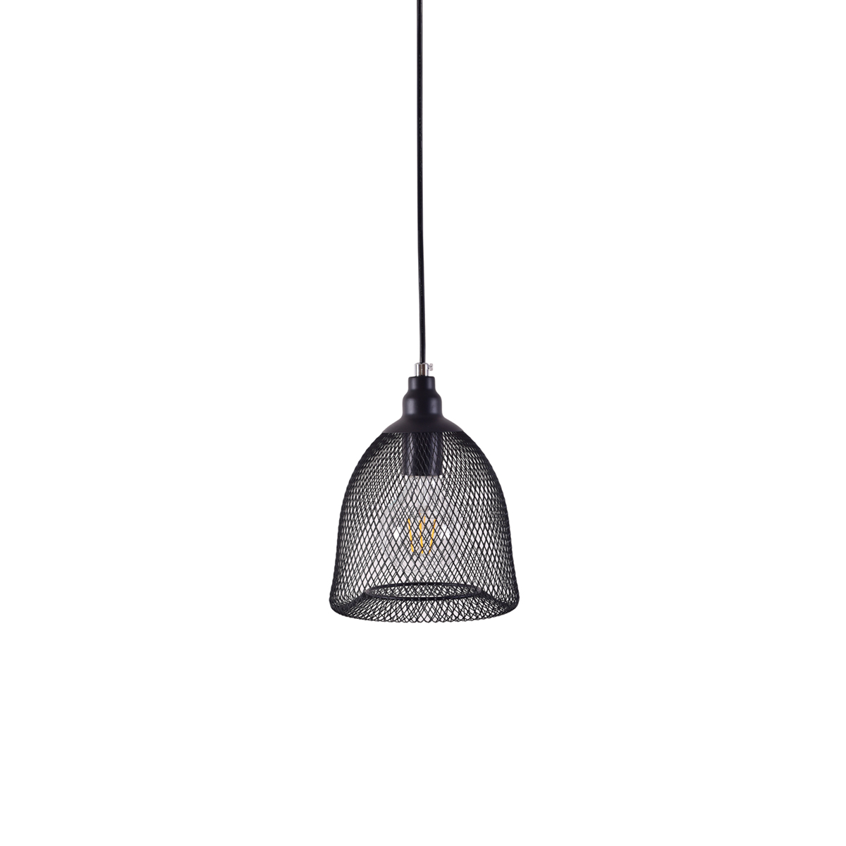 Φωτιστικό Οροφής Μονόφωτο Homelighting Zola 77-3581 Black