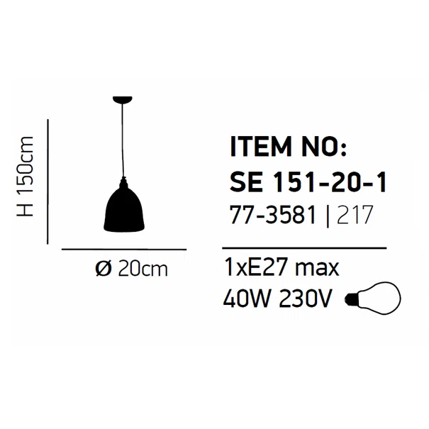 Φωτιστικό Οροφής Μονόφωτο Homelighting Zola 77-3581 Black